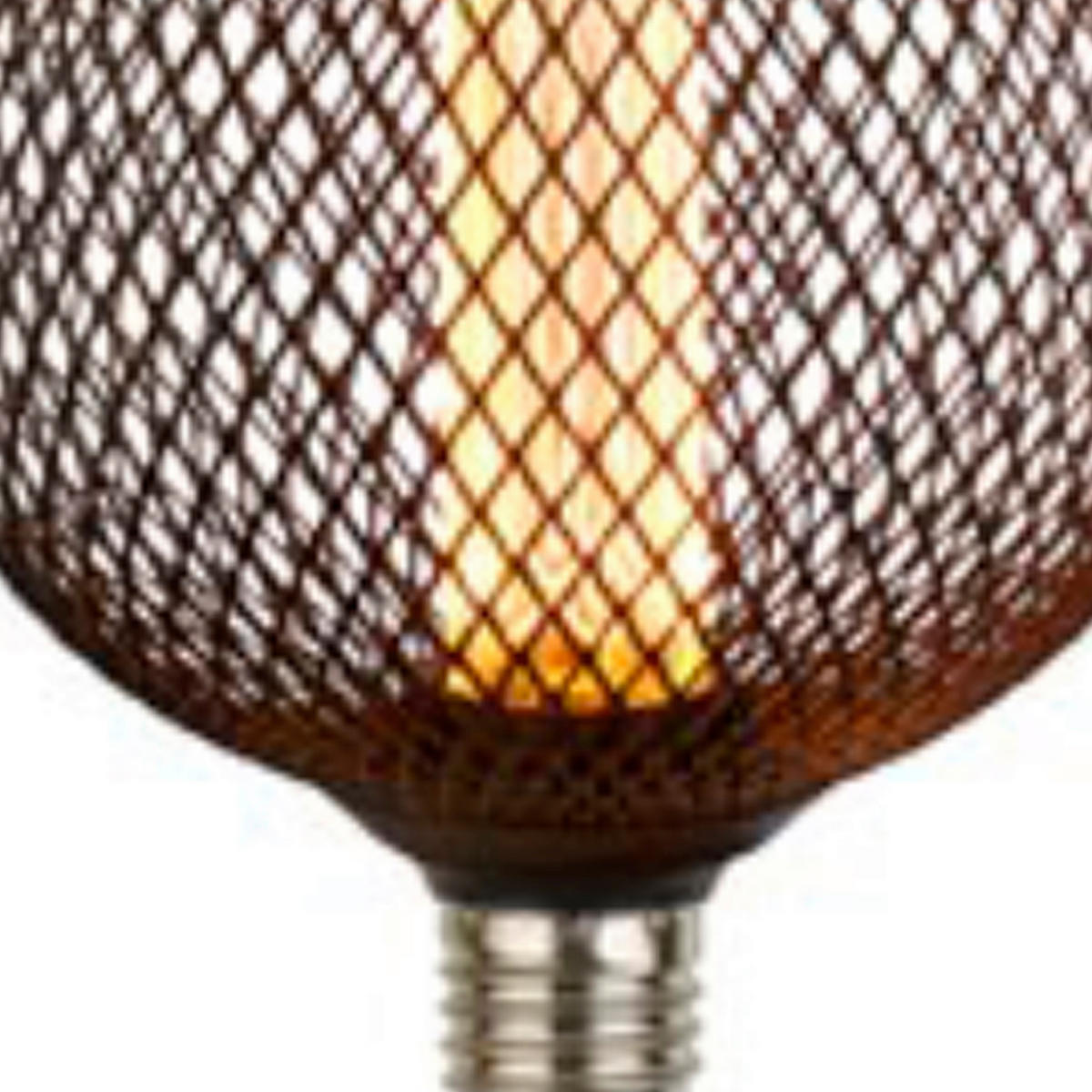 LED-LEUCHTMITTEL   E27 4 W 120 lm  - Schwarz, KONVENTIONELL, Glas/Metall (12/15cm) - Searchlight