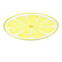 PLATZTELLER 27 cm  - Gelb/Braun, LIFESTYLE, Keramik (27cm)