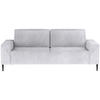 SCHLAFSOFA in Webstoff Ecru  - Ecru/Schwarz, Design, Textil/Metall (240/89/103cm) - Ti'me