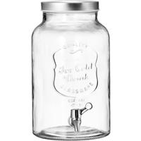 DRYCKESBEHÅLLARE  - transparent, Basics, metall/glas (5,5l) - Ritzenhoff