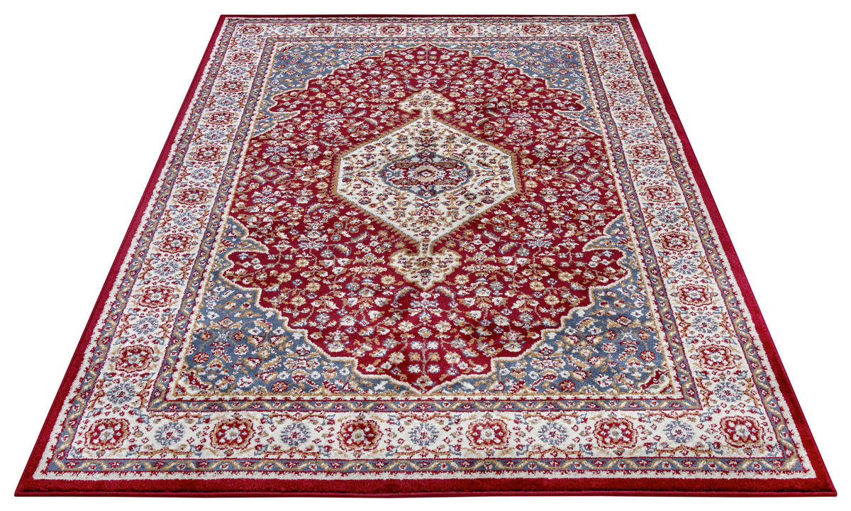FLACHWEBETEPPICH 120/170 cm Luxor Multicolor, Rot  - Rot/Multicolor, Design, Kunststoff/Textil (120/170cm)