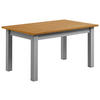 ESSTISCH in Holz 120/78/78 cm  - Laugenfarbig/Grau, ROMANTIK / LANDHAUS, Holz (120/78/78cm) - Boxxx