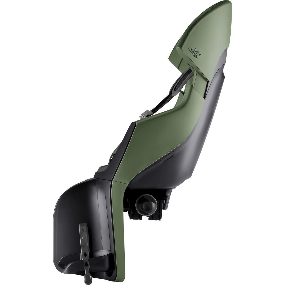 FAHRRADKINDERSITZ - Graublau/Olivgrün, Basics, Kunststoff/Textil (44/79/39,5cm) - Britax Römer