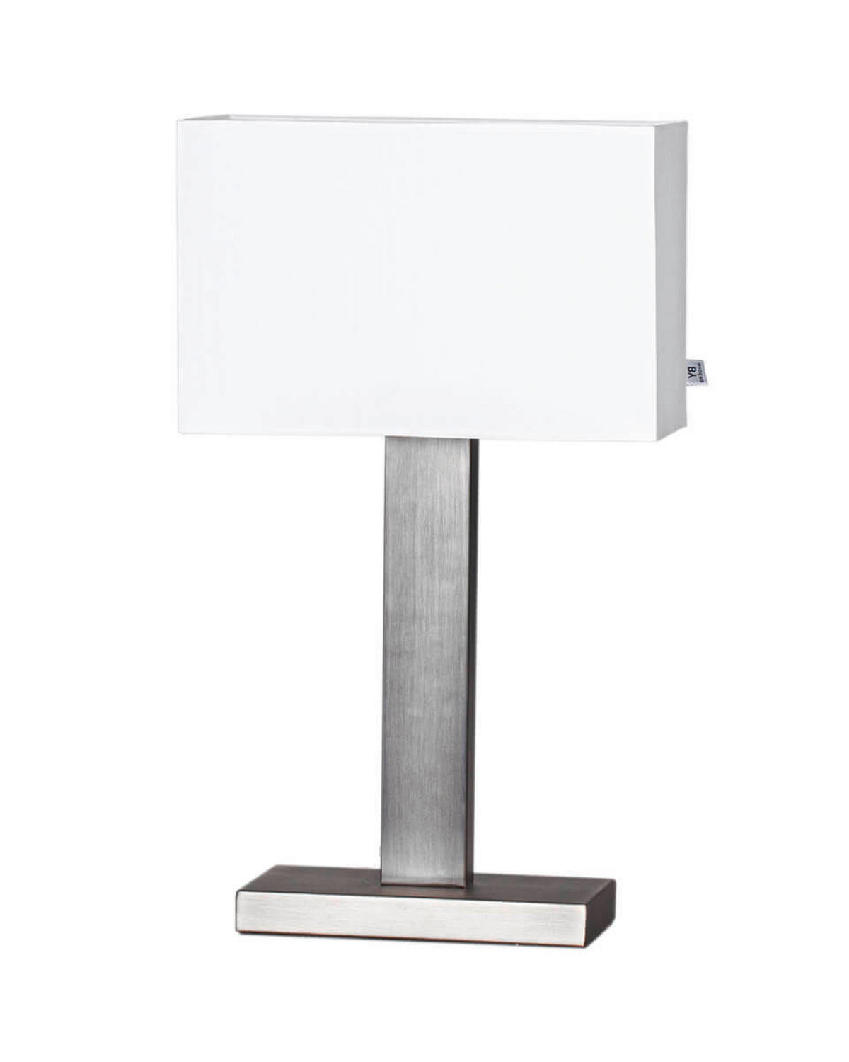 STOLNÍ LAMPA, E27, 47 cm - bílá/barvy stříbra, Konvenční, kov (47cm) - By Rydéns