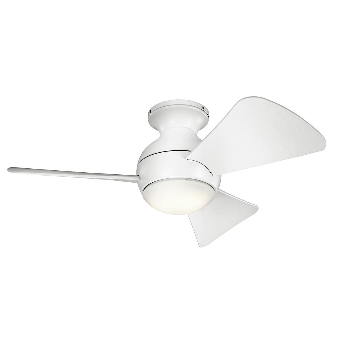 DECKENVENTILATOR Elstead Sola 86/28 cm   - Weiß, KONVENTIONELL, Kunststoff/Metall (86/28cm) - Elstead Lighting