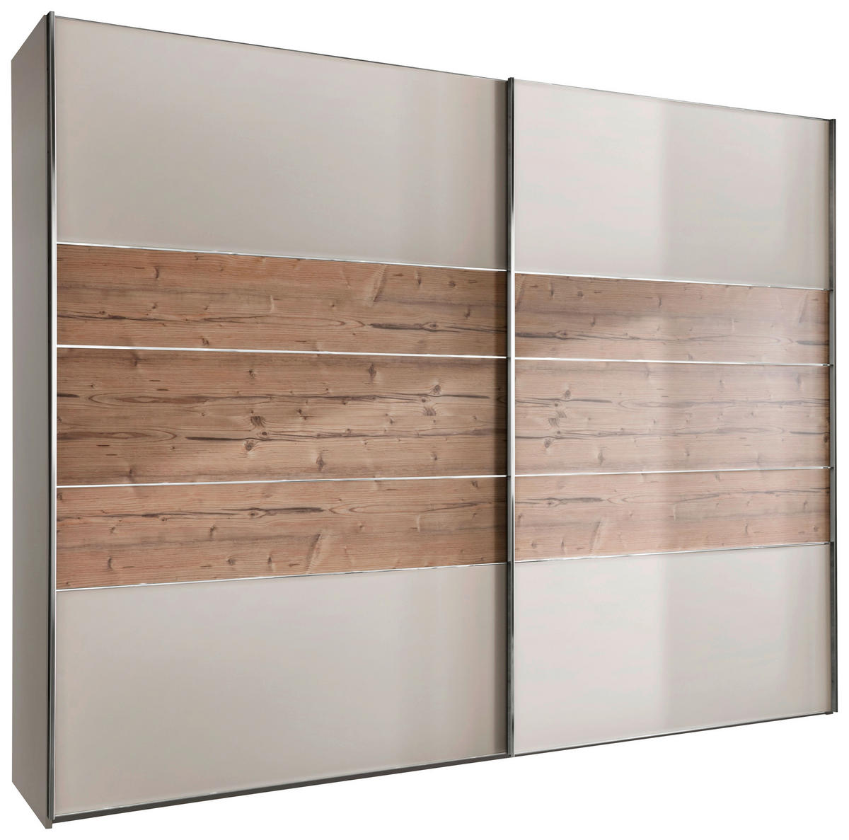 SCHWEBETÜRENSCHRANK 250/217/67 cm 2-türig Champagner von VOLEO