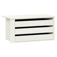 SCHUBKASTENEINSATZ  - Weiß, Basics, Holzwerkstoff (105/52/55cm) - SetOne by Musterring