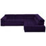 WOHNLANDSCHAFT in Textil Violett - Chromfarben/Violett, Design, Textil/Metall (323/222cm) - Beldomo Style WOHNLANDSCHAFT in Textil Violett - Chromfarben/Violett, Design, Textil/Metall (323/222cm) - Beldomo Style