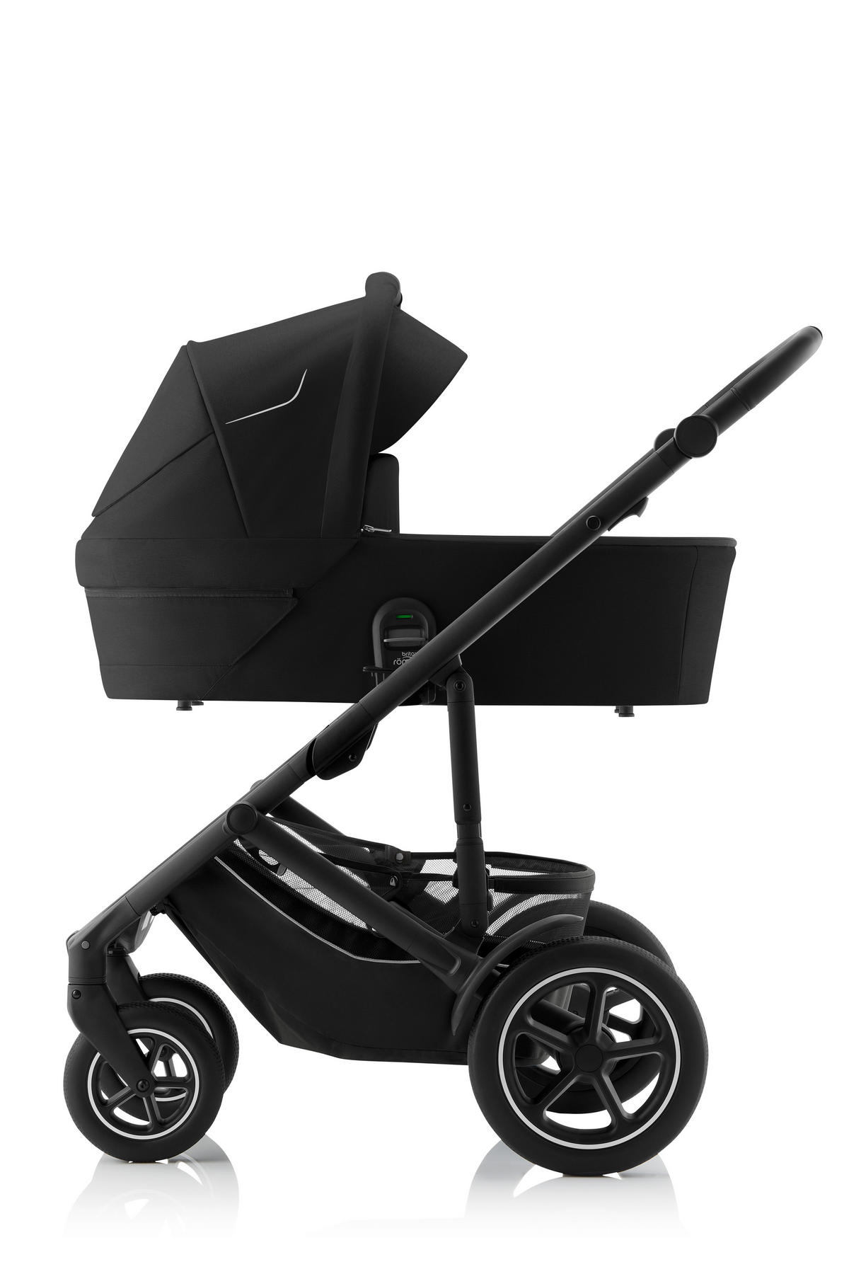 LIEGEWANNE - Schwarz, Basics, Textil/Metall (43/20/85,5cm) - Britax Römer