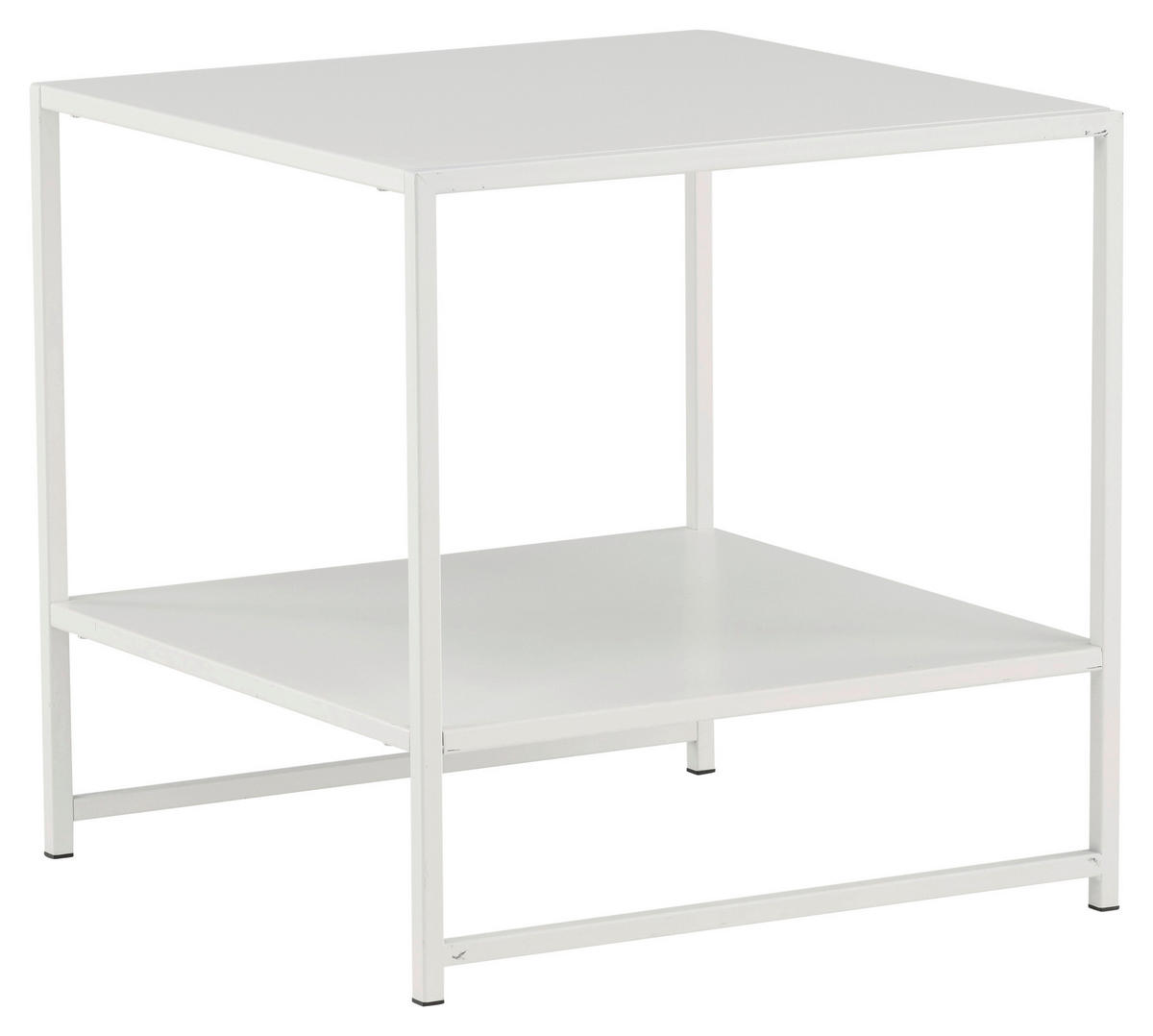 SIDOBORD i metall 50/50/50 cm  - vit, Design, metall (50/50/50cm) - Livetastic