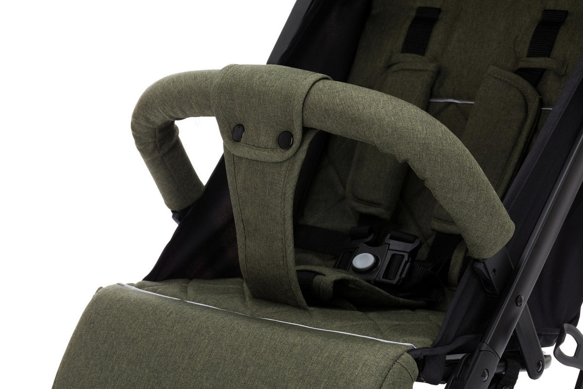 BUGGY Styler Elite  - Schwarz/Olivgrün, Basics, Textil/Metall (105/70/51cm) - Fillikid