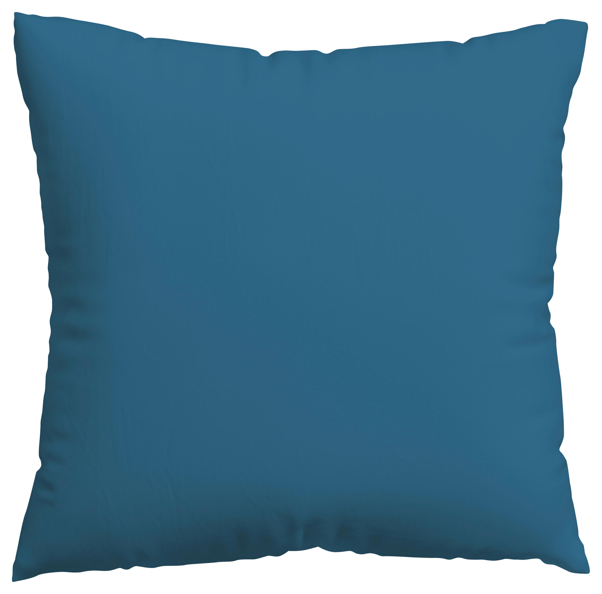 Schlafgut Kopfkissenbezug Knitted Jersey Blau 80x80 cm