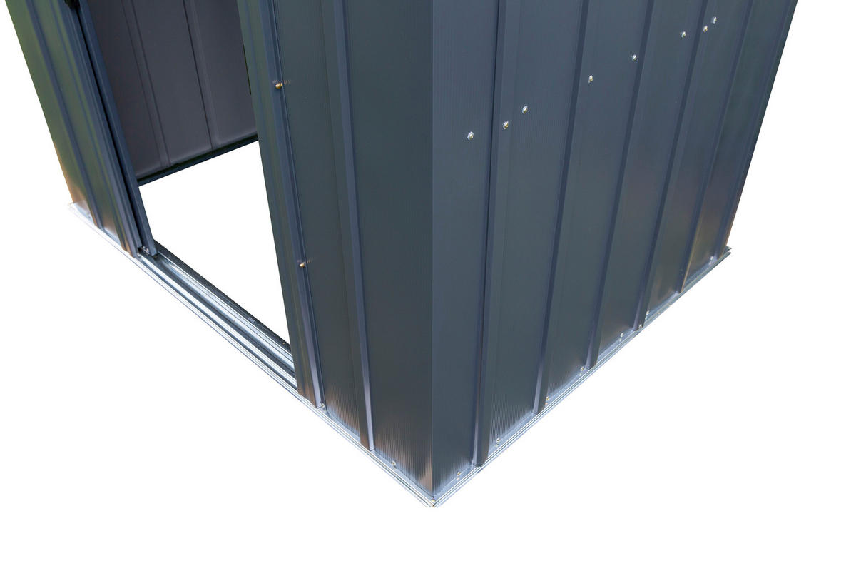 DOMČEK NA NÁRADIE   - sivá, Basics, kov (194/191/151cm)