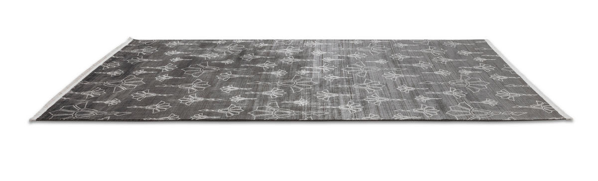WEBTEPPICH 140/200 cm New Cornflower Anthrazit rechteckig  - Anthrazit, KONVENTIONELL, Textil (140/200cm) - Joop!