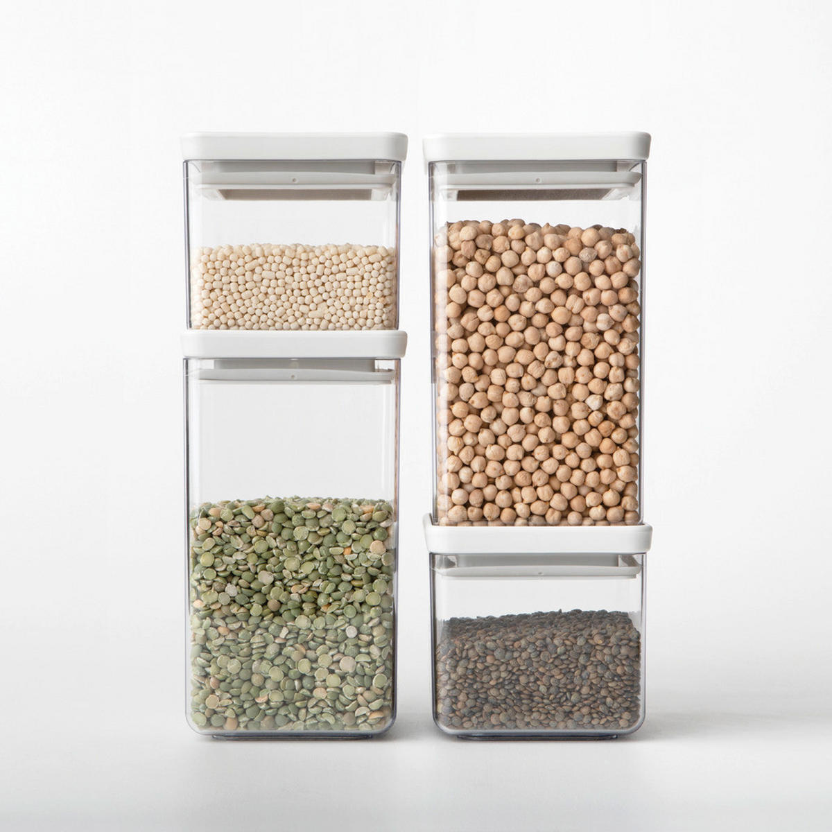 VORRATSDOSE 0,7 l  - Transparent/Hellgrau, Design, Kunststoff (11/10.5/11cm) - Brabantia
