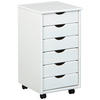 ROLLCONTAINER 35/65/40 cm  - Weiß, Basics, Holz/Kunststoff (35/65/40cm) - MID.YOU