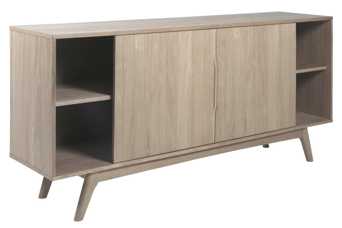 SIDEBOARD  in 180/84/44 cm  - Eiche Bianco, Design, Holz/Holzwerkstoff (180/84/44cm)