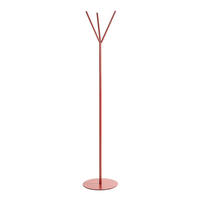 ŠATNÍ STOJAN - červená, Design, kov (35/173/35cm)