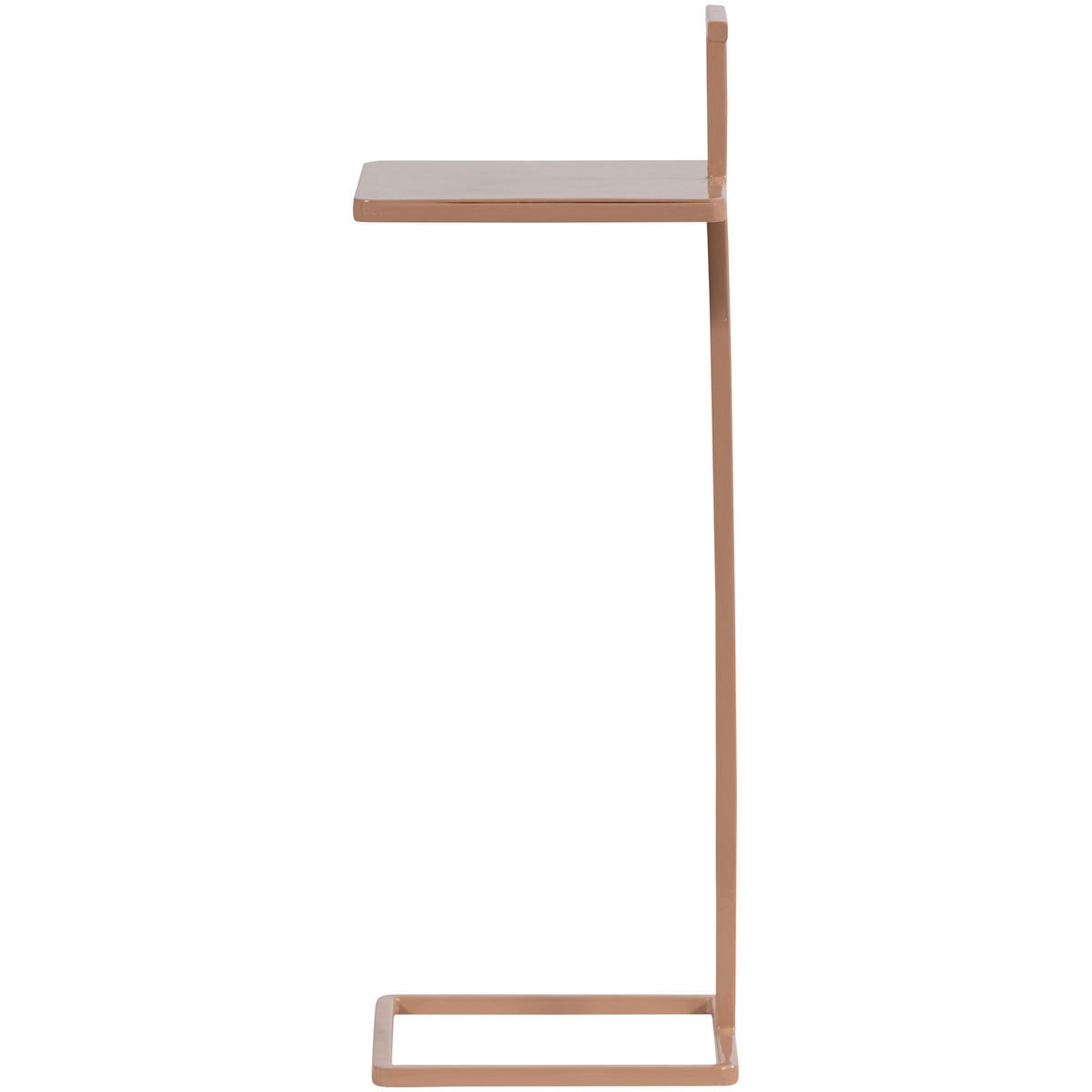 BEISTELLTISCH in Metall 22/22/64 cm  - Altrosa, Design, Metall (22/22/64cm) - Livetastic