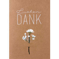 KARTE  - Braun, Basics, Papier (17.9/12.3/0.1cm) - Räder