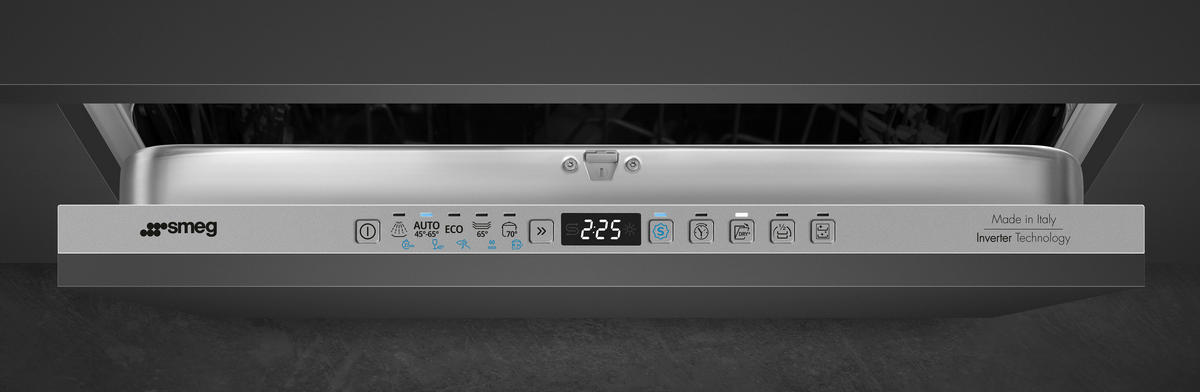 GESCHIRRSPÜLER STL333CL  - Edelstahlfarben, Basics, Kunststoff/Metall (59,8/81,8/54,5cm) - SMEG