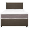 BOXBETT 120/200 cm  in Grau, Hellbraun  - Hellbraun/Grau, KONVENTIONELL, Holz/Holzwerkstoff (120/200cm) - Carryhome