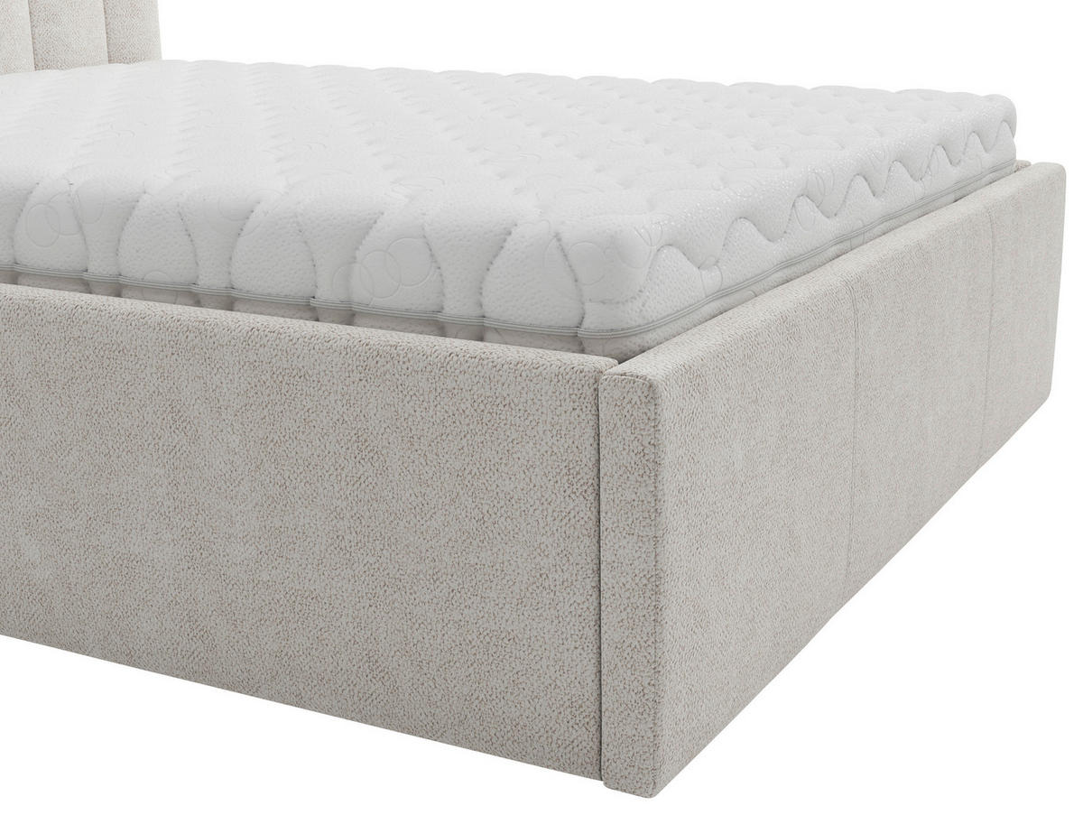TAPECIRANI KREVET   140/200 cm   krem  - krem, Trend, tekstil/drvo (140/200cm) - Boxxx