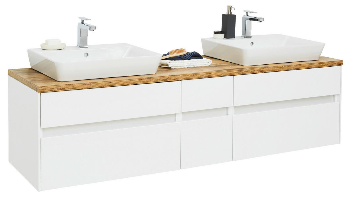 WASCHTISCHKOMBI 173 cm  - Design, Keramik/Holzwerkstoff (173cm) - Novel