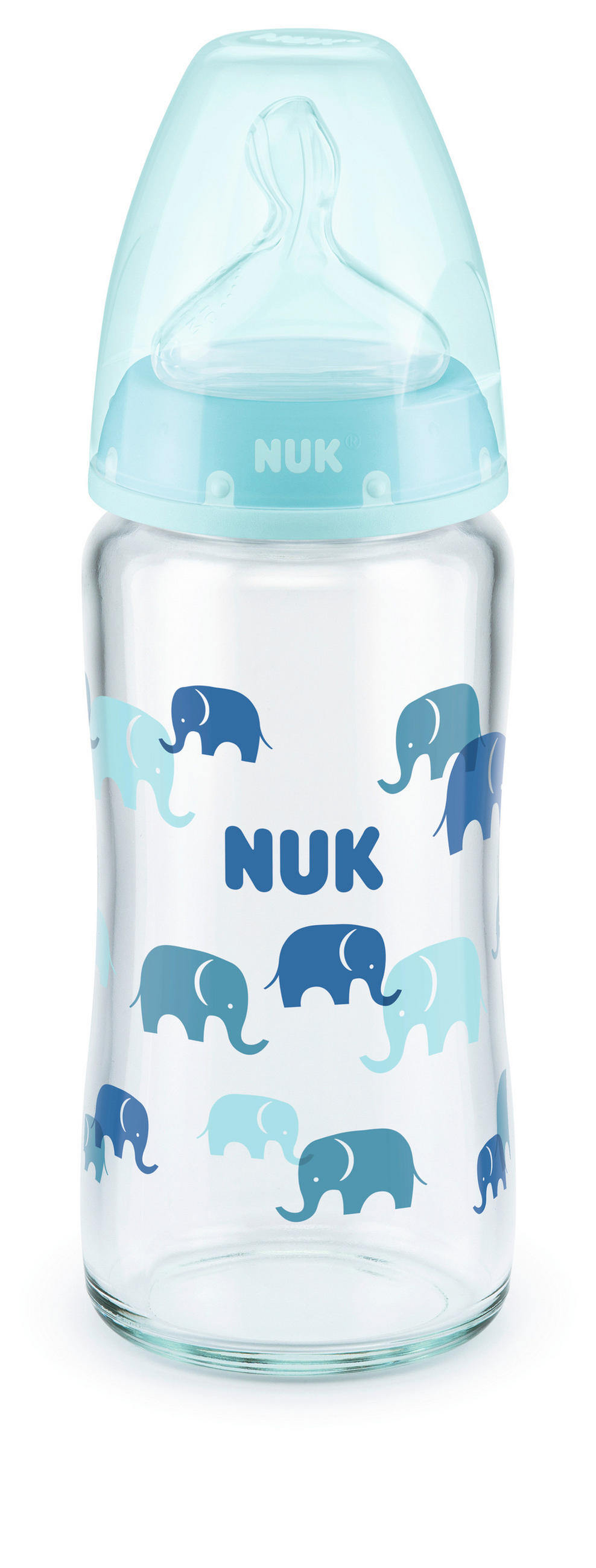 BABYFLASCHE First Choice + 240 ml  - Transparent, Basics, Glas (6,6/6,6/23,5cm) - NUK