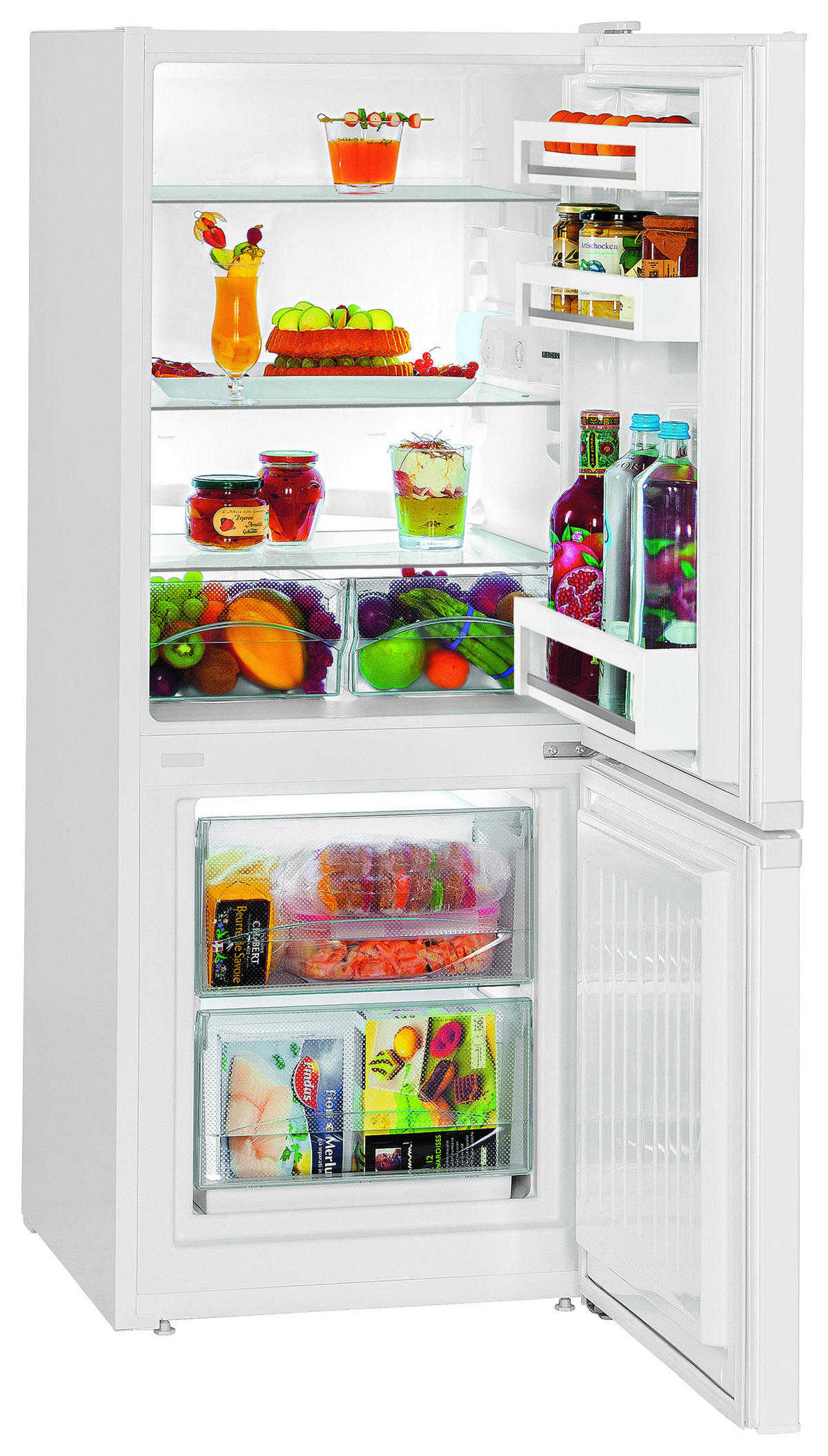 KÜHL-GEFRIER-KOMBINATION 55/137,2/63 cm CUe 2331  - Weiß, Basics, Metall (55/137,2/63cm) - Liebherr