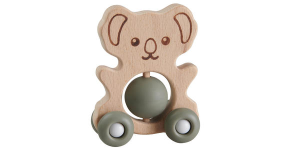 SPIELZEUGFIGUR - Naturfarben/Grün, Natur, Holz/Kunststoff (7,9/8,5/4,3cm) - My Baby Lou