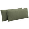 NIERENKISSEN  - Olivgrün, KONVENTIONELL, Textil (65/25cm) - Sit & More