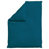 BETTDECKENBEZUG KNITTED JERSEY Jersey 155/220 cm  - Petrol, Basics, Textil (155/220cm) - Schlafgut