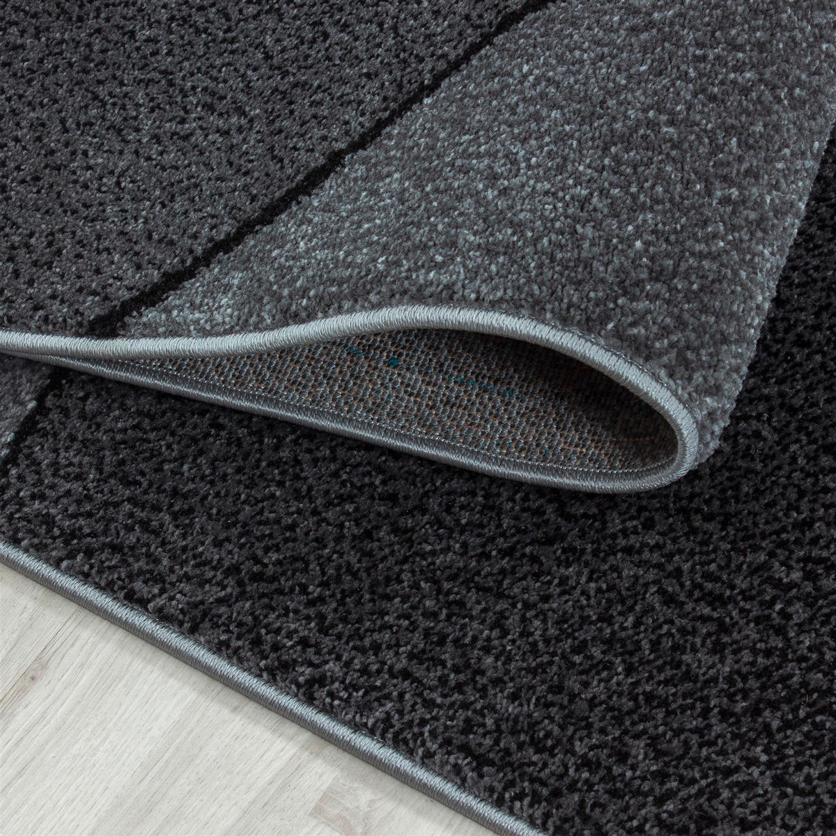VÄVD MATTA 80/150 cm Beta  - grå, Basics, textil (80/150cm) - Novel