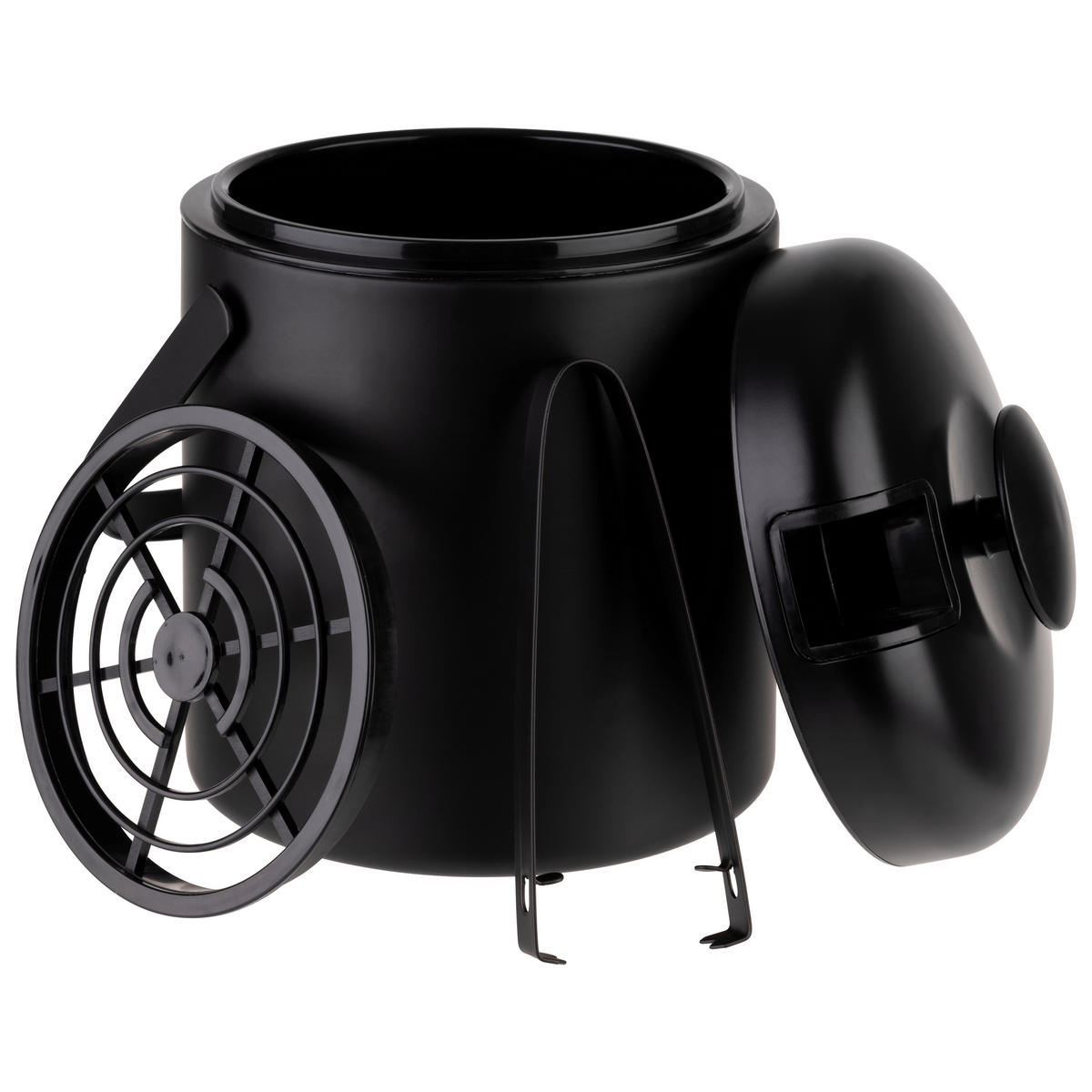 EISEIMER - Schwarz, Basics, Kunststoff/Metall (14/14/22cm)