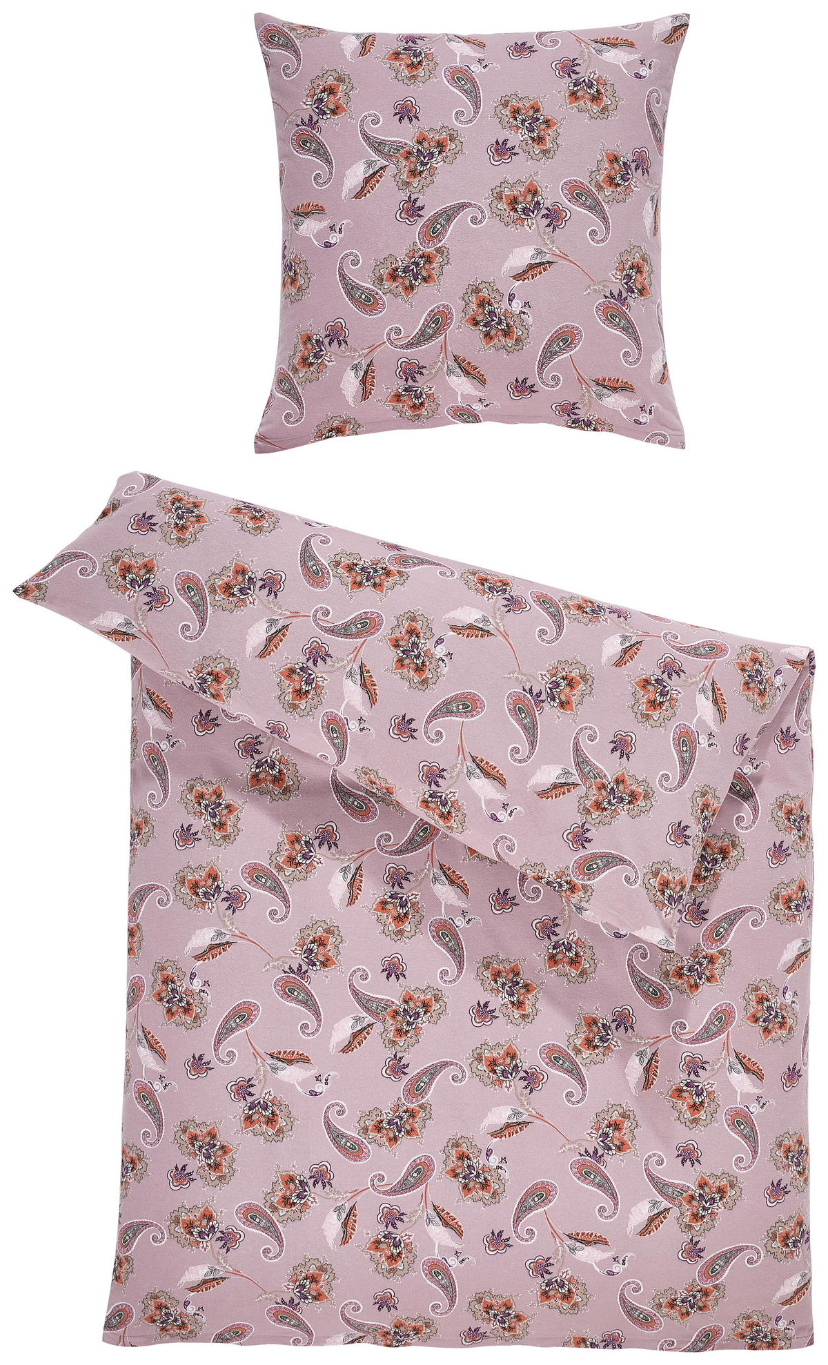 BETTWÄSCHE Atelier Flanell 155/220 cm  - Rosa, Design, Textil (155/220cm) - Estella