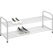 SCHUHREGAL - Alufarben, Design, Metall (82/33/38cm) - Carryhome