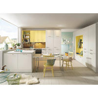 EINBAUKÜCHE UMANI  - Gelb/Grau, Design, Holzwerkstoff - Novel