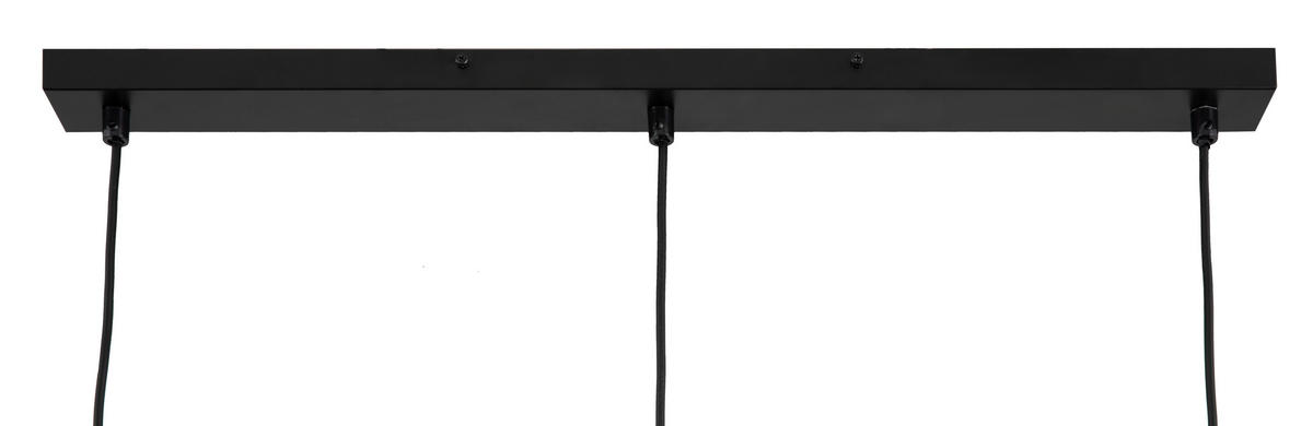 HÄNGELEUCHTE 68/20/120 cm  - Schwarz, Trend, Glas/Metall (68/20/120cm) - Novel