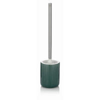 WC-BÜRSTENGARNITUR in Metall    - Grün, Basics, Keramik/Metall (10/45cm) - Kela