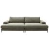 BIGSOFA  in Cord Grün  - Schwarz/Grün, Design, Textil/Metall (296/83/177cm) - Dieter Knoll