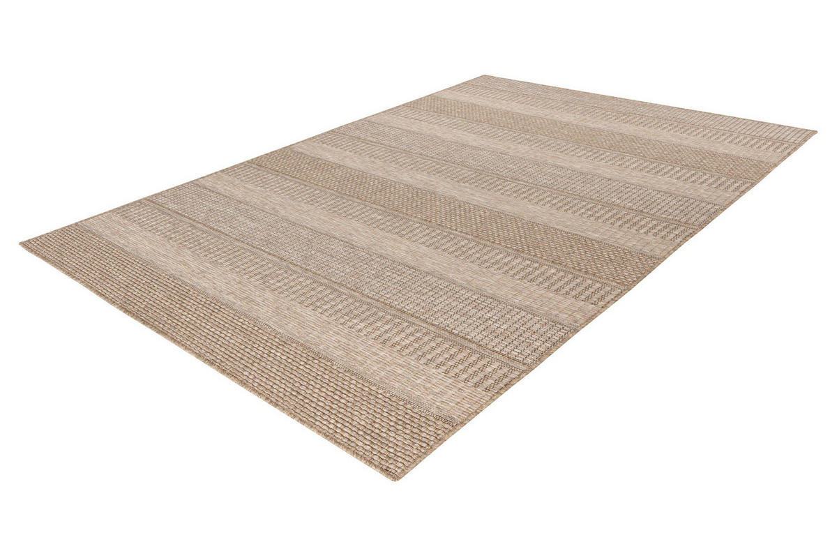 FLACHWEBETEPPICH  Wohnzimmer 120/170 cm Naturfarben rechteckig  - Naturfarben, Basics, Textil (120/170cm) - Kayoom