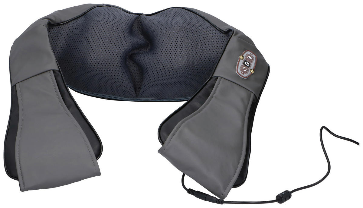 NACKENMASSAGEGERÄT - Grau, KONVENTIONELL, Kunststoff (18/17.5/14.5cm) - Grundig