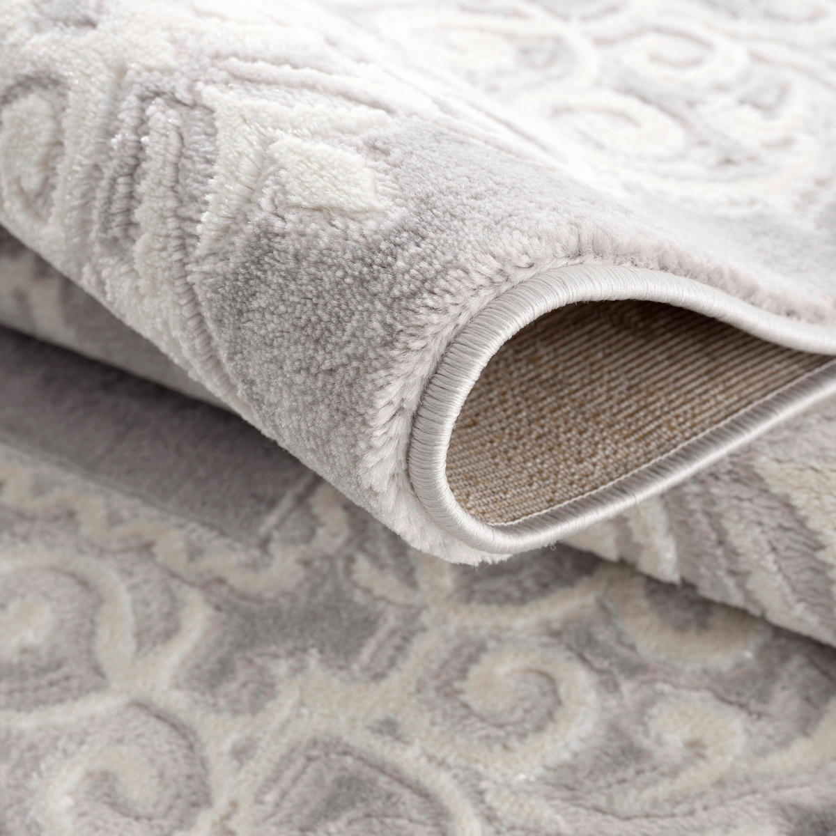 WEBTEPPICH 80/150 cm Harmony Hellgrau rechteckig  - Hellgrau, LIFESTYLE, Textil (80/150cm) - Novel
