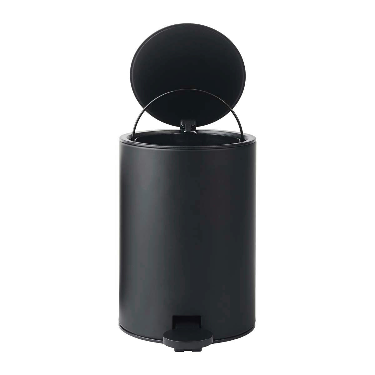 TRETEIMER Metall   - Schwarz, Basics, Kunststoff/Metall (19,1/25,9cm) - Aquanova