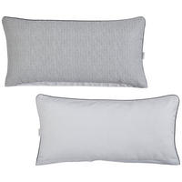 KISSENHÜLLEN-SET 40/80 cm  - Silberfarben, Textil (40/80cm) - Bio:Vio