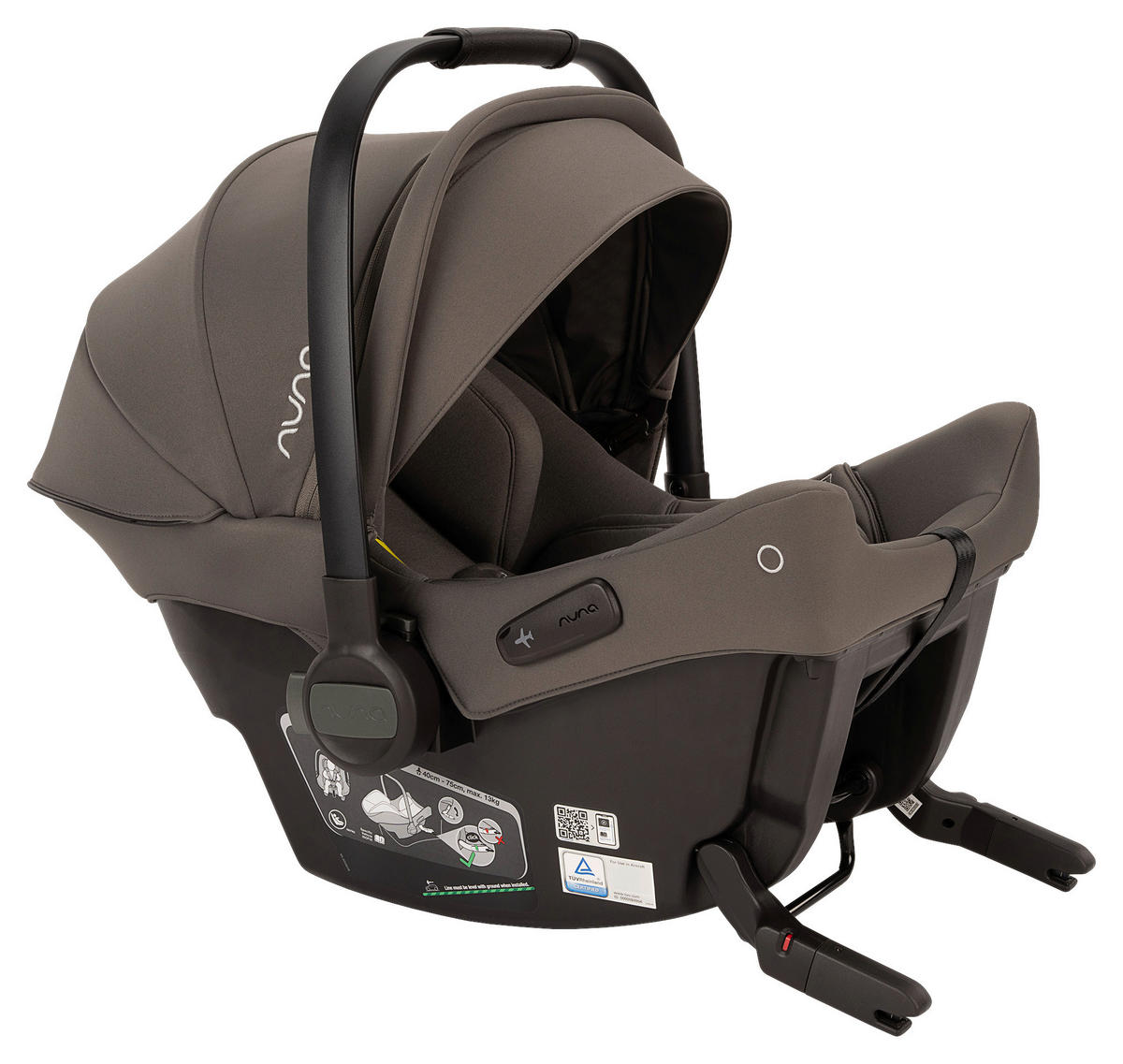 BABYSCHALE Pipa Urbn  - Grau, Basics, Kunststoff/Textil (34/57/65cm) - Nuna