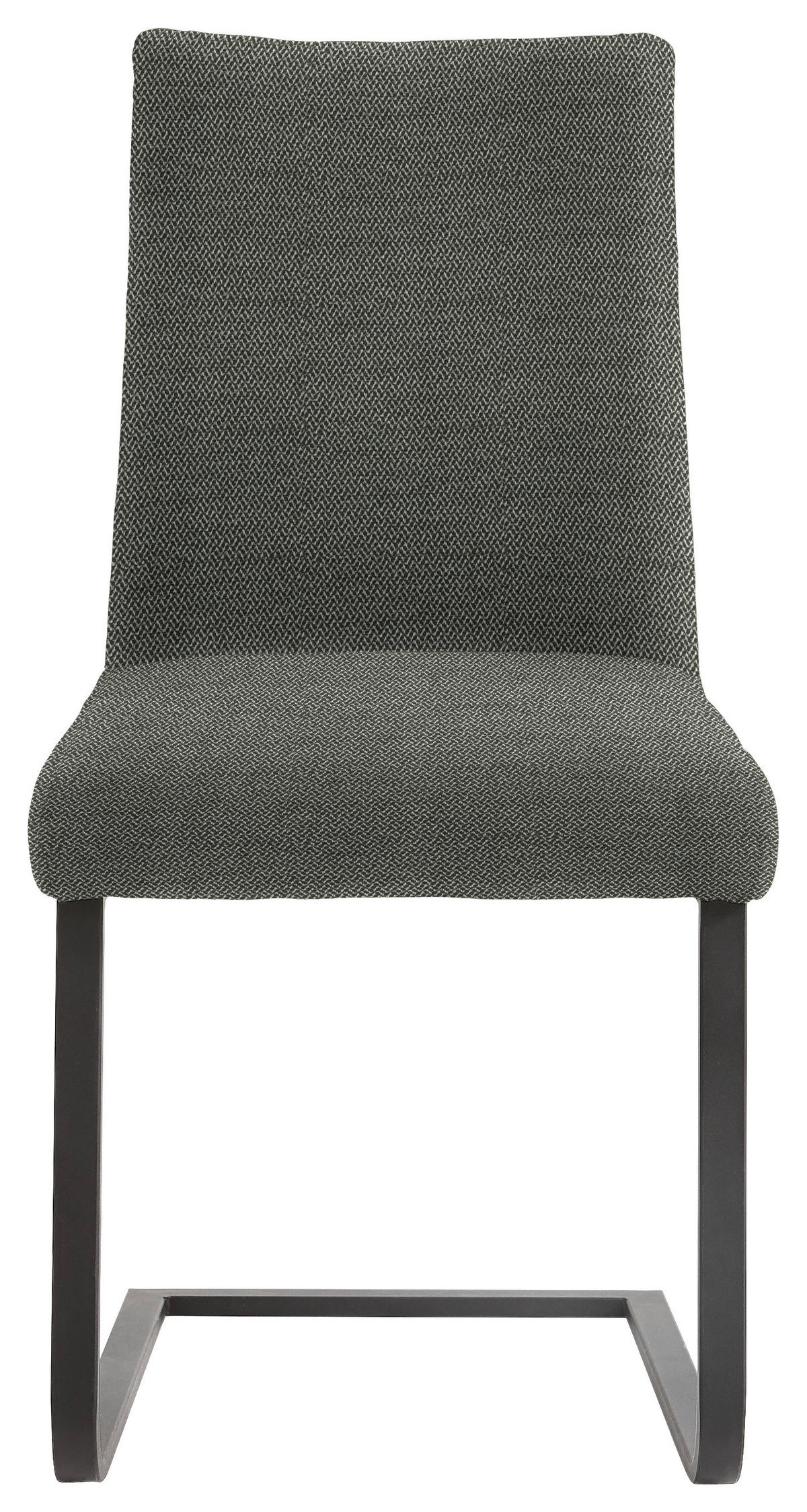 SCHWINGSTUHL  in Stahl Chenille  - Schwarz/Braun, Design, Textil/Metall (47/93/58cm) - Dieter Knoll