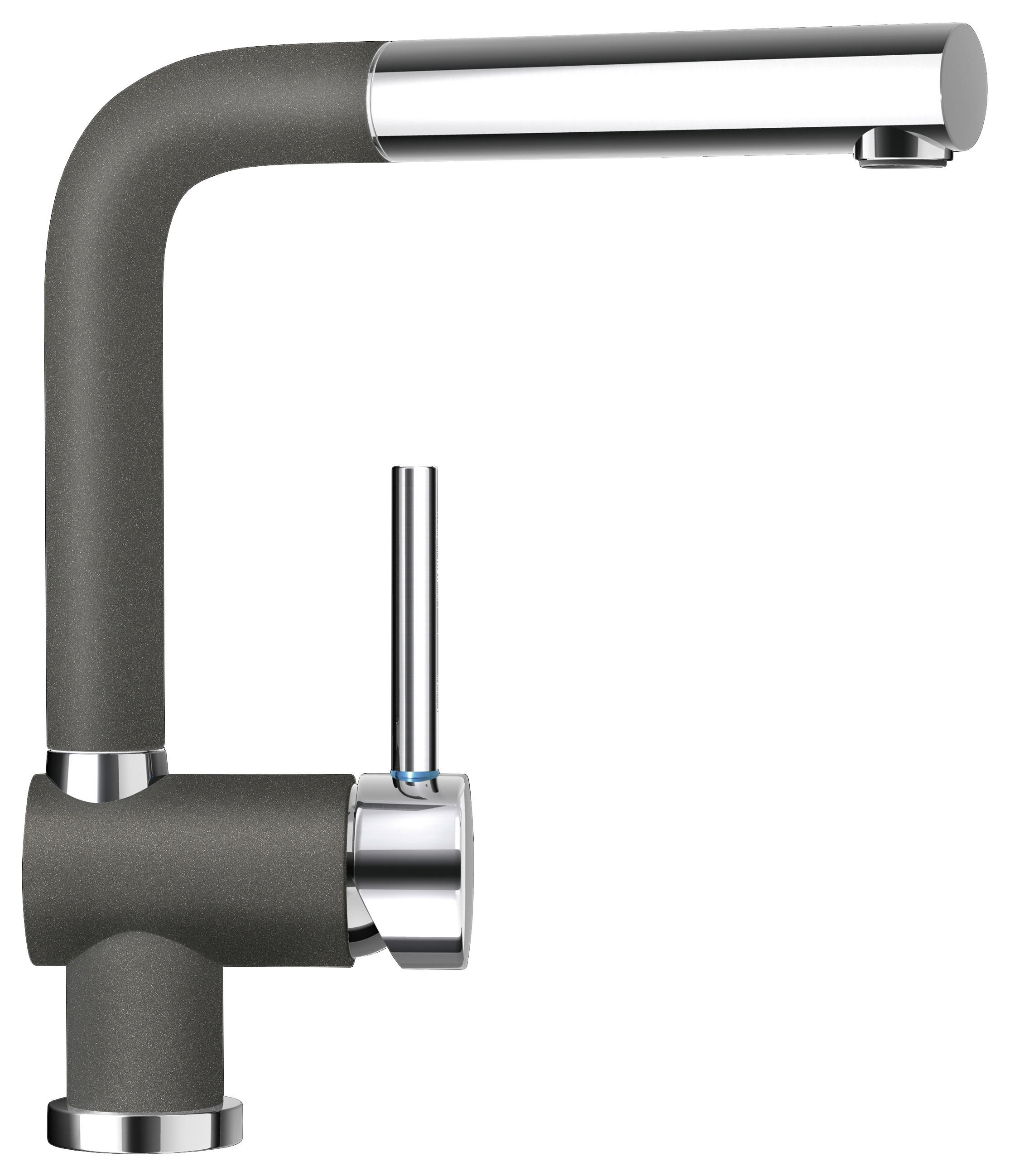 KÜCHENARMATUR 547121SIL  - Dunkelgrau, Basics, Stein/Metall (5/31/22cm) - Schock