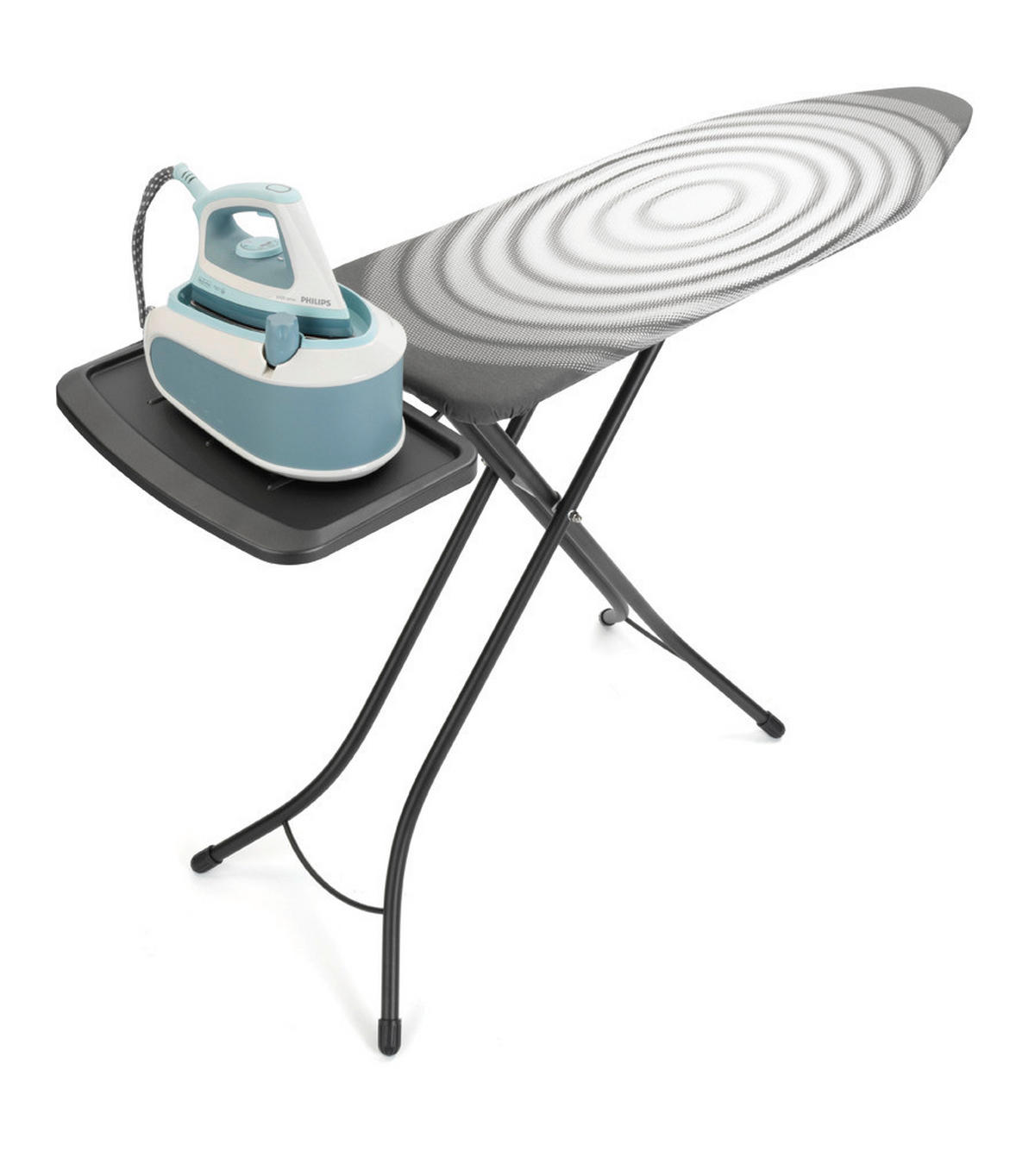 BÜGELBRETT - Weiss/Grau, Basics, Textil (38/124/7.5cm) - Brabantia